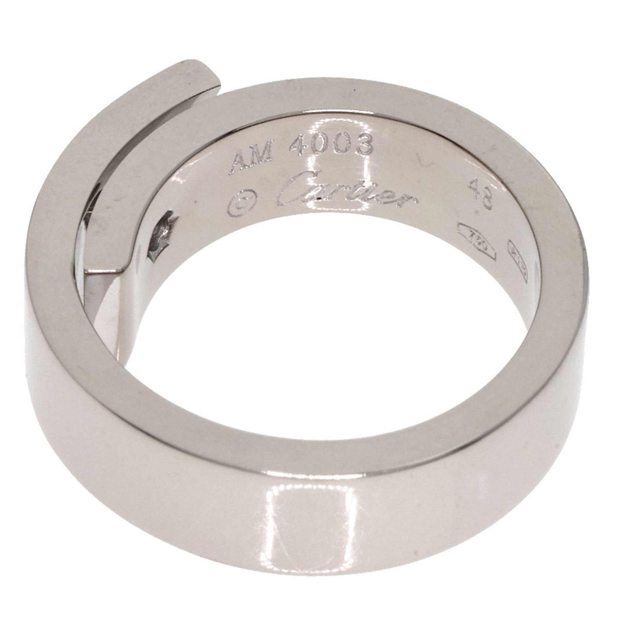 Ring, K18 White Diamond Cartier CARTIER 1P (Good) #48 Women's, Gold, Anniversary Pre-Owned