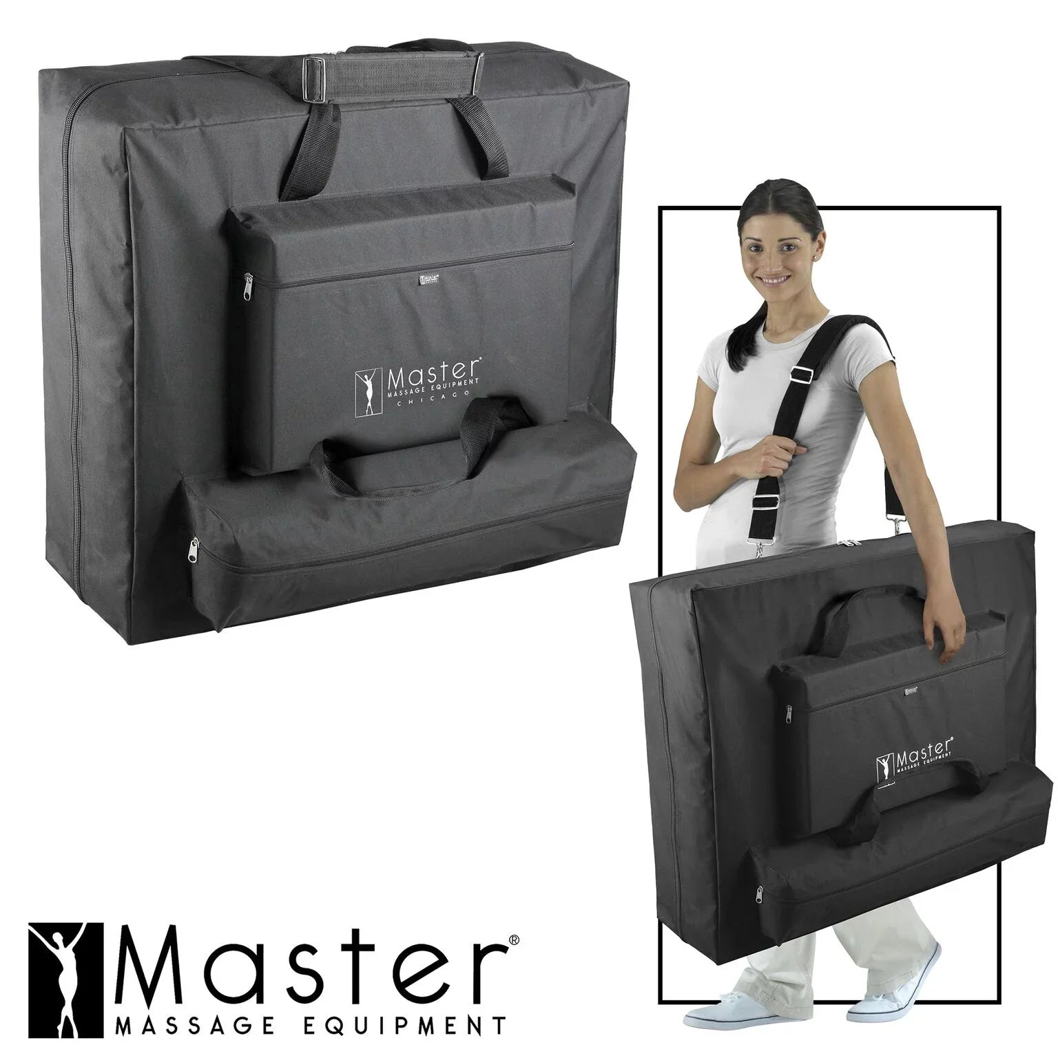 Cream Del Ray Professional Package, 30" Table Massage Portable Master Massage