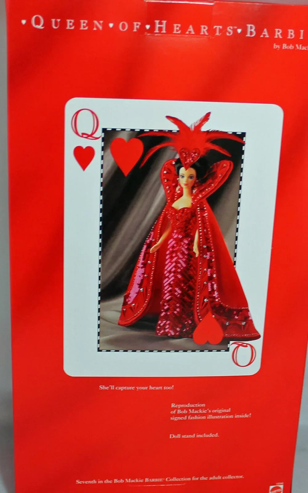 (12046) Queen | Hearts Bob Mackie Non-Mint of NRFB, Box Barbie, 1994