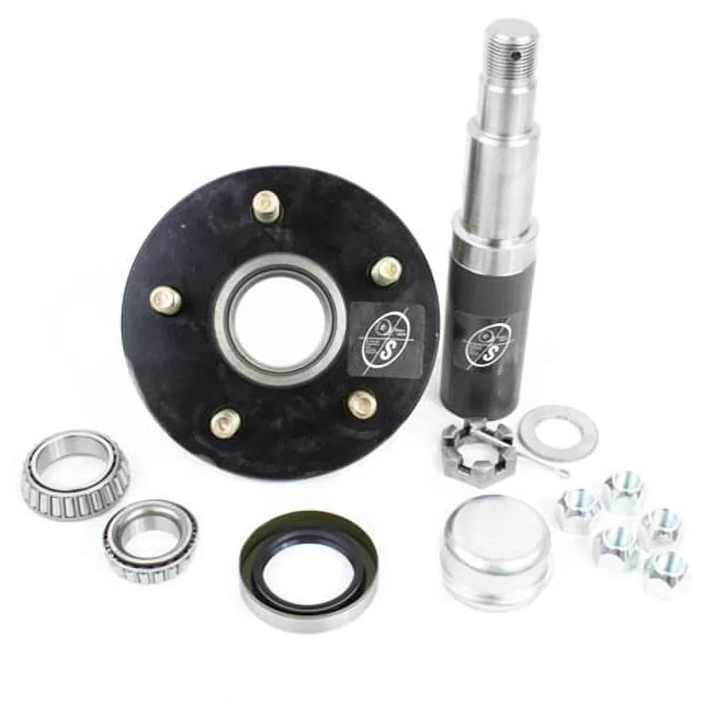 Bolt R30484X 84 Circle Spindle & 5-4.5" R384545LB1E Hub Trailer