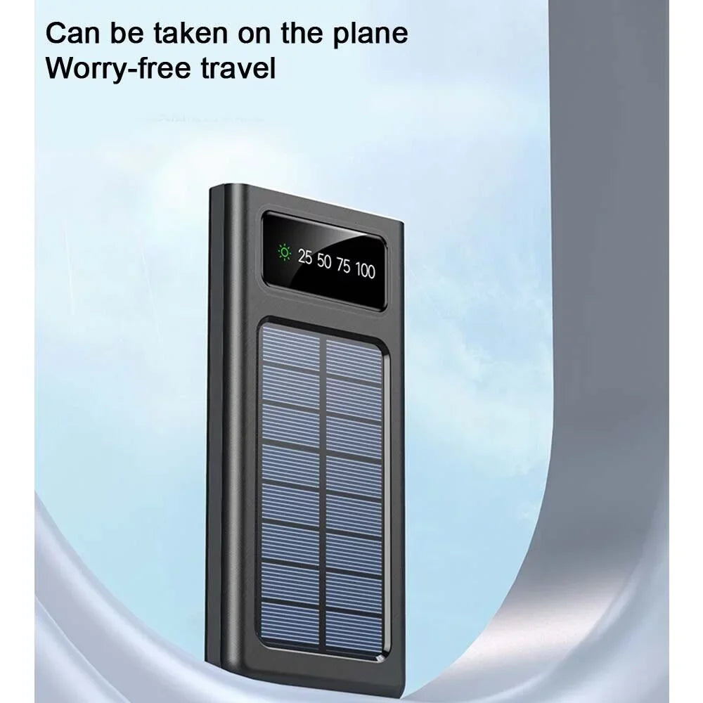 9000000mAh Portable External Bank Power Waterproof Solar Battery Charger