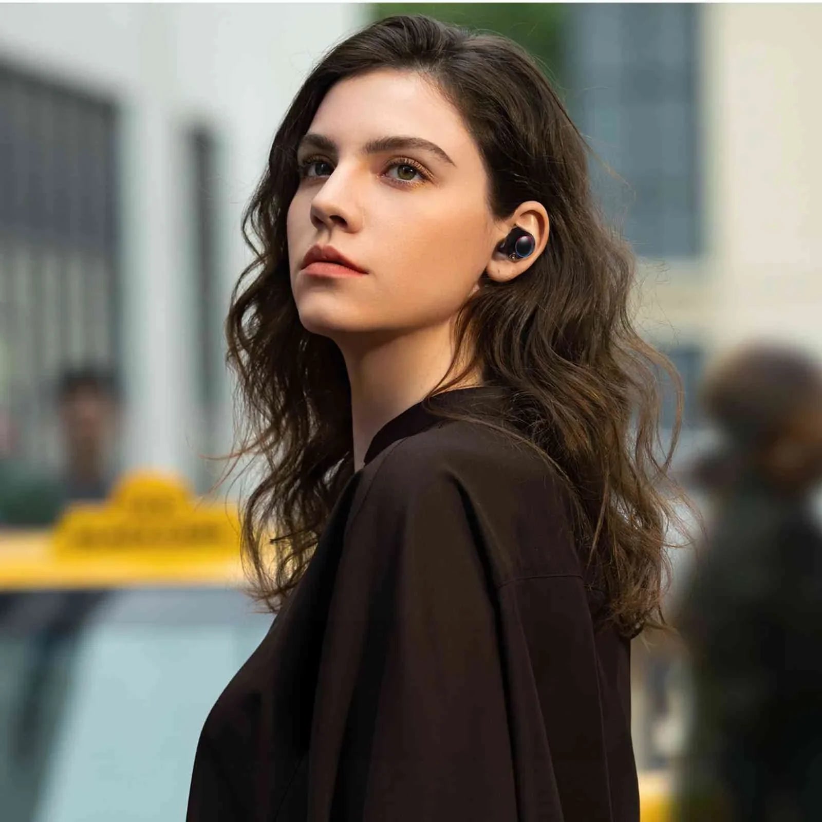 Charging Bass Case, Bluetooth Tab Black, Balanced, Connect, Resistance, True UrbanX 5.2 liquid with + Wireless Compatible Bluetooth V7 Boost Connection, IPX5 Dual Earbuds