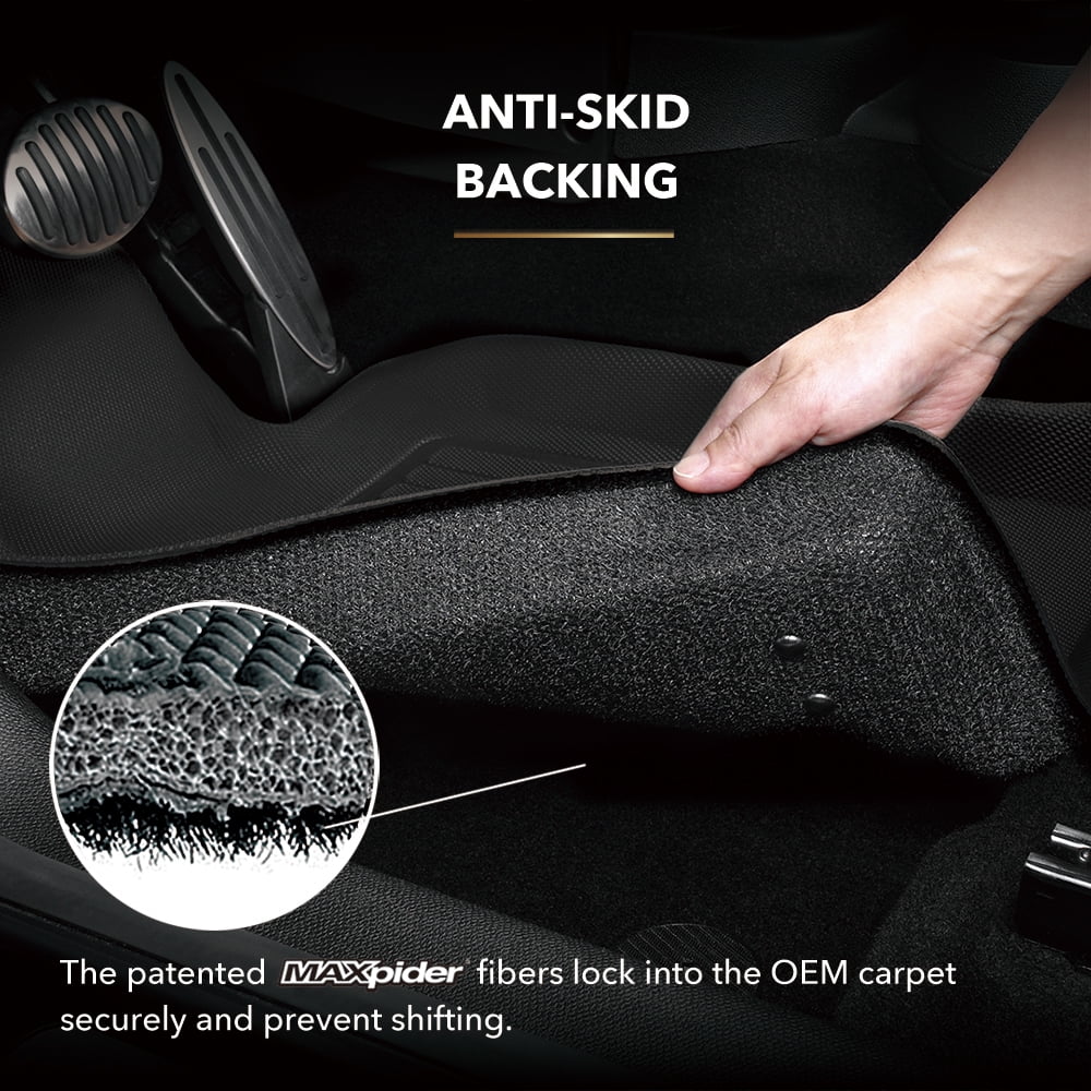 CX-9 Floor MAXpider compatible Row Mat 3D - Third with MAZDA 6-SEATS KAGU 2020-2023 (BLACK)