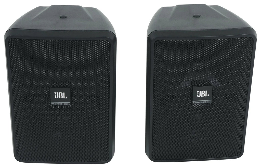 (6) Control Wall Commercial 3" Amp 23-1 70v JBL Indoor/exterior + Speakers Black