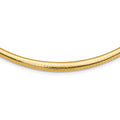 Graduated 14k Necklace Polished 3/6mm QODG6-16 Omega