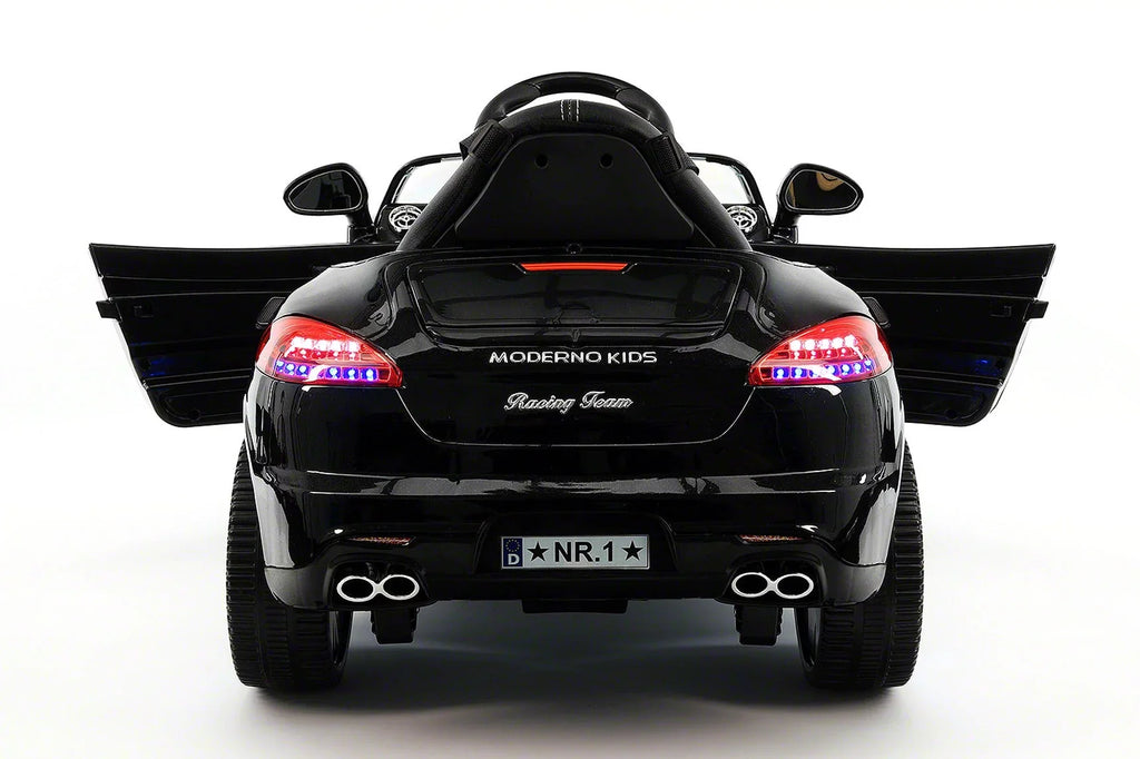 12V Ride-On R/C with Remote Kiddie Car | Metallic Electric Parental Roadster Kids Black