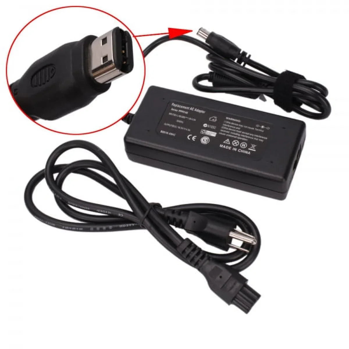 Power Adapter AC R4000 HP R4035 Charger R4031 R4060 +Cord R4065 for 374429-001 Presario 90W