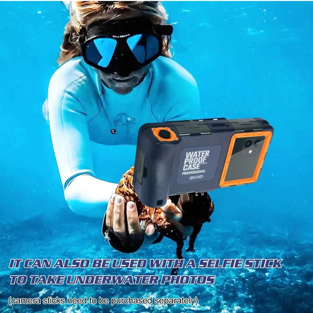 Professional Phones Swimming And to with 11 Lanyard Video Waterproof Surfing 5G Snorkeling Housing 6.9 UrbanX Case Photo all LCD for Axon Underwater [15m/50ft] Diving Protective ZTE Inch Up SE