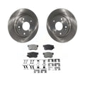 Civic Transit Rear Kit K8F-101813 Rotors Honda ILX Acura Auto For - Brake Semi-Metallic CSX Pads Disc And