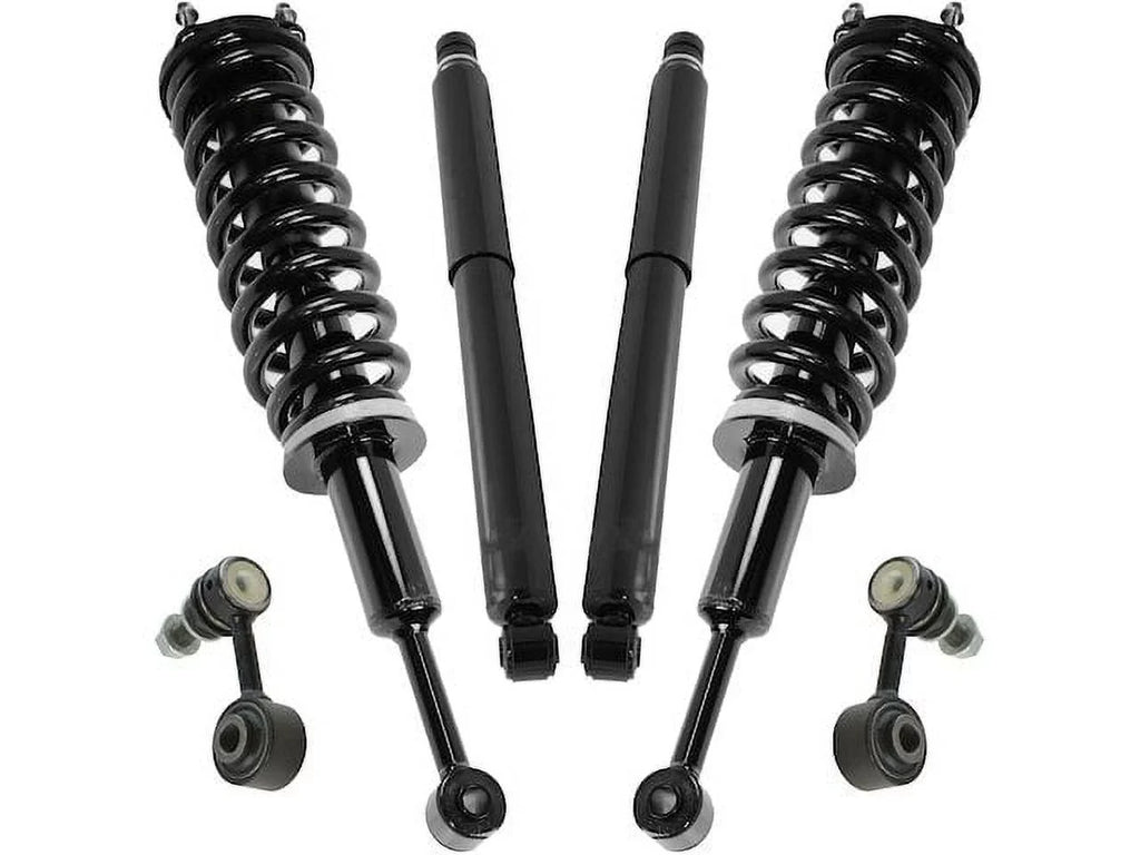 Rear Spring 2012 2009 2011 2014 Strut 2013 2010 - Sway Piece 6 with Tundra Kit Front Coil 2017 Bar 2008 2015 2016 - 2018 and Compatible Link Shock 2007 - Toyota