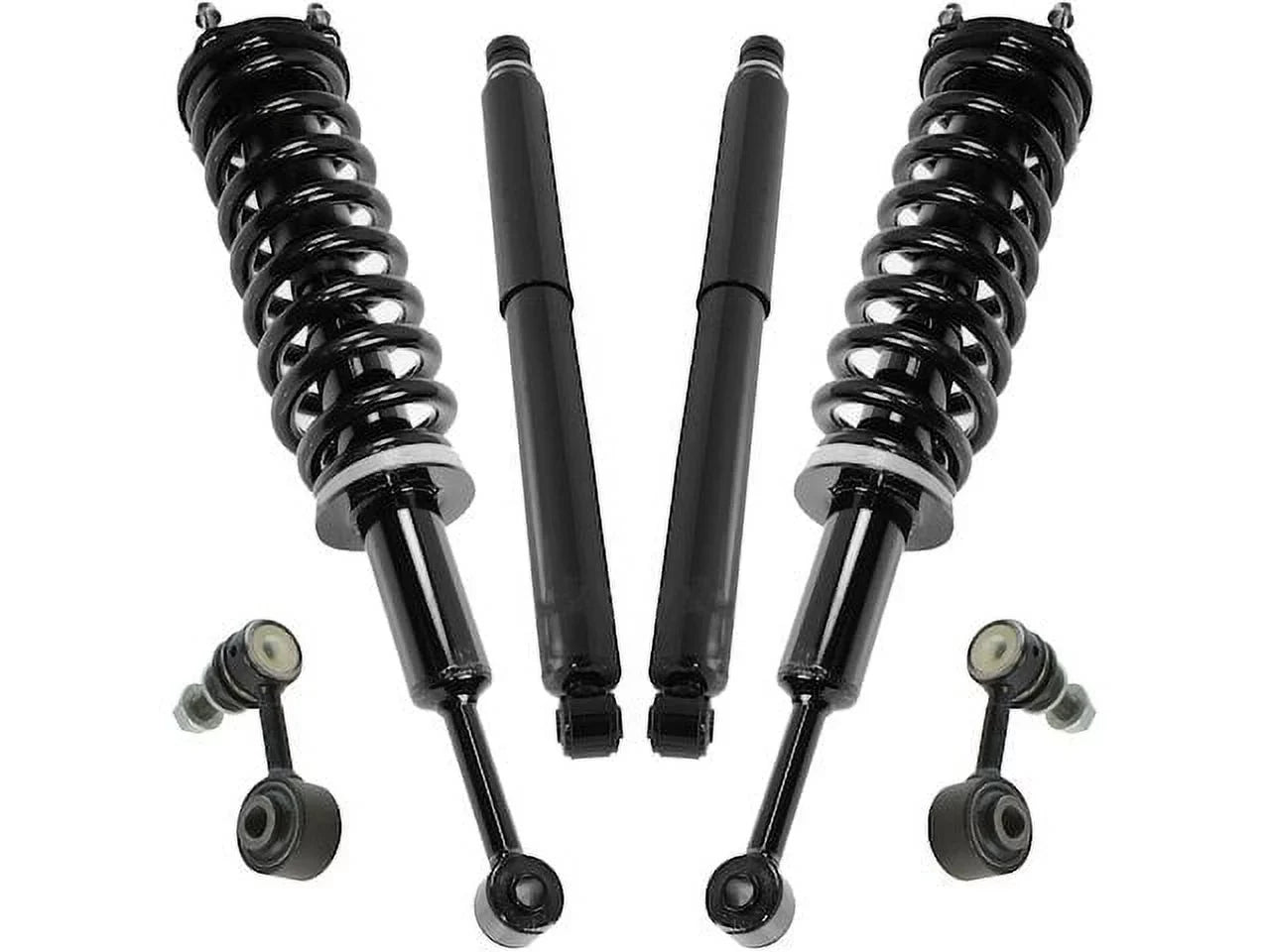 Rear Spring 2012 2009 2011 2014 Strut 2013 2010 - Sway Piece 6 with Tundra Kit Front Coil 2017 Bar 2008 2015 2016 - 2018 and Compatible Link Shock 2007 - Toyota
