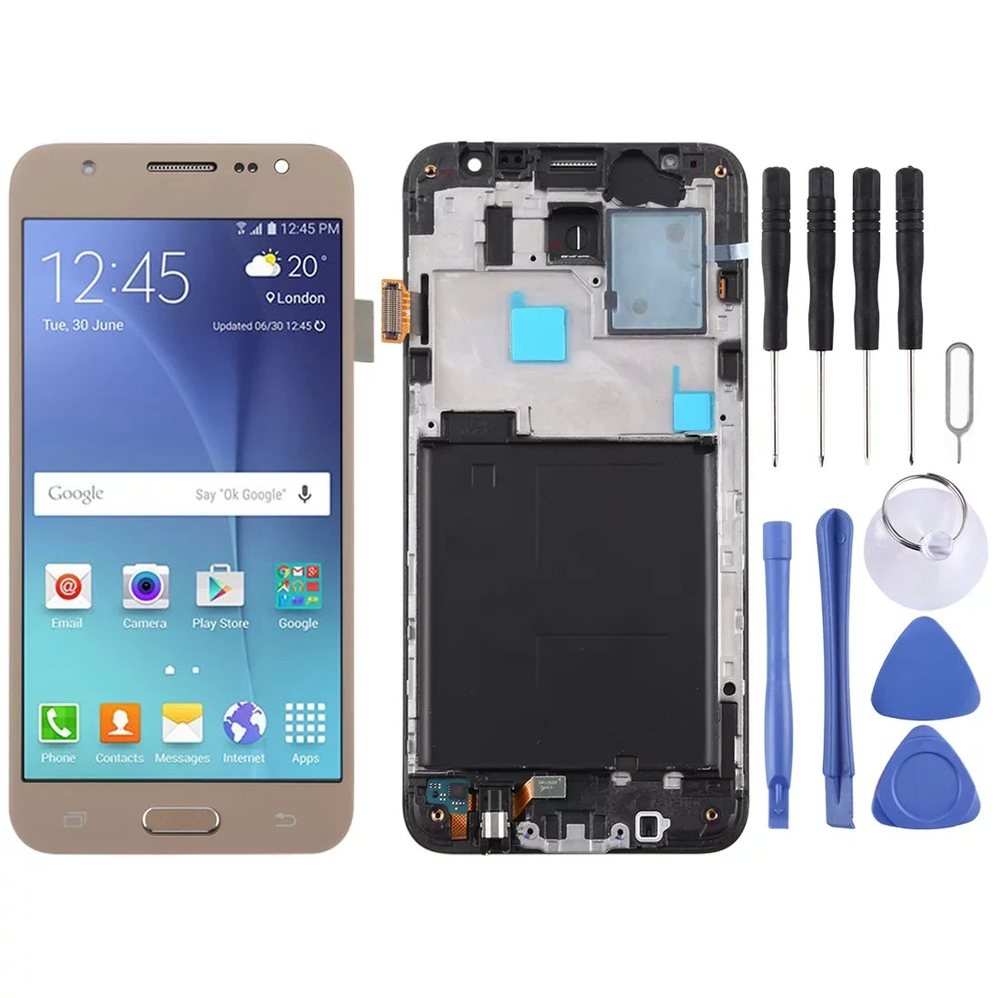 Spare J5 LCD Full for with Assembly Galaxy / J500F Screen TFT Parts Cellphone Digitizer Frame