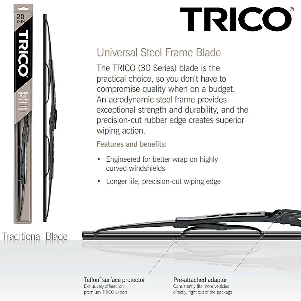 3) Wiper Blades 2018 w/Rear of (Set Wiper Toyota Highlander