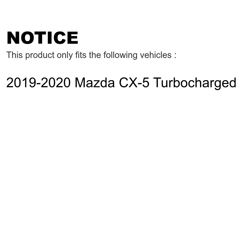 Kit Rear 2019-2022 CX-5 KPF-100515 Pads Front Mazda For Brake Turbocharged Semi-Metallic