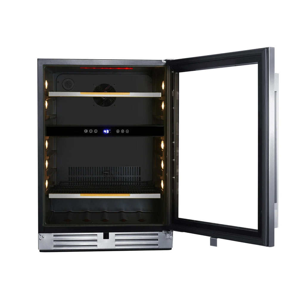 Series Stainless (ARFSE55R3S) Avanti Capacity, ELITE Center, Beverage 125 in Steel Can