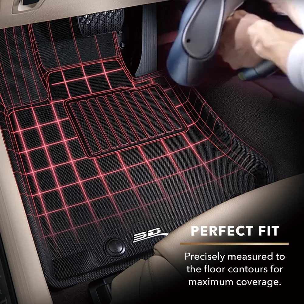 CX-9 Floor MAXpider compatible Row Mat 3D - Third with MAZDA 6-SEATS KAGU 2020-2023 (BLACK)