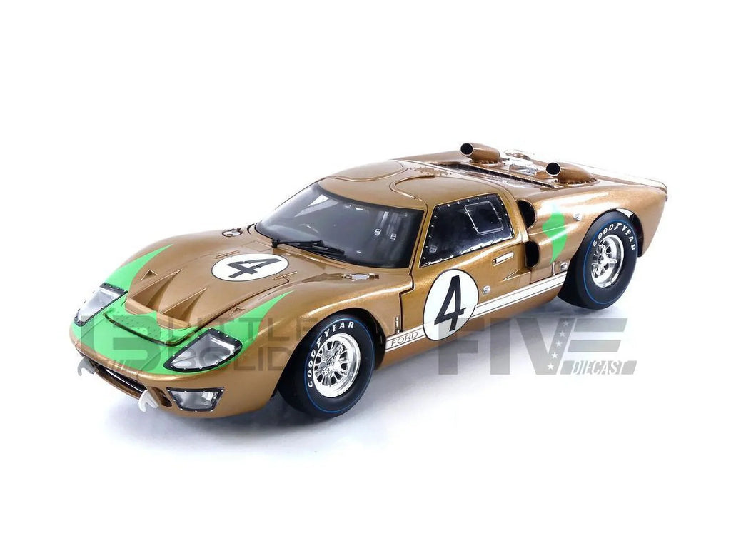 SC414 Gold GT-40 Model 1966 2 Car Shelby 1-18 MK Diecast Collectibles No.4