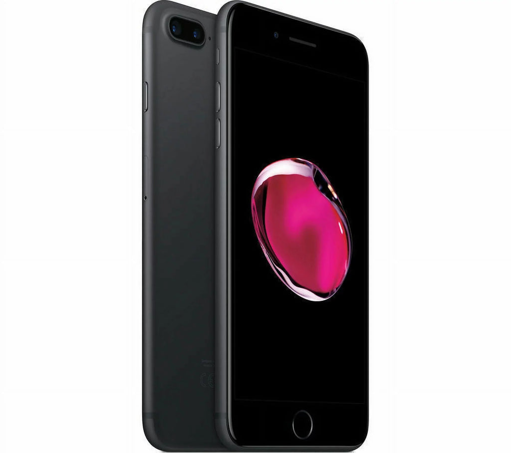 Restored GSM (Refurbished) - 7 Black iPhone Plus 128GB, Unlocked