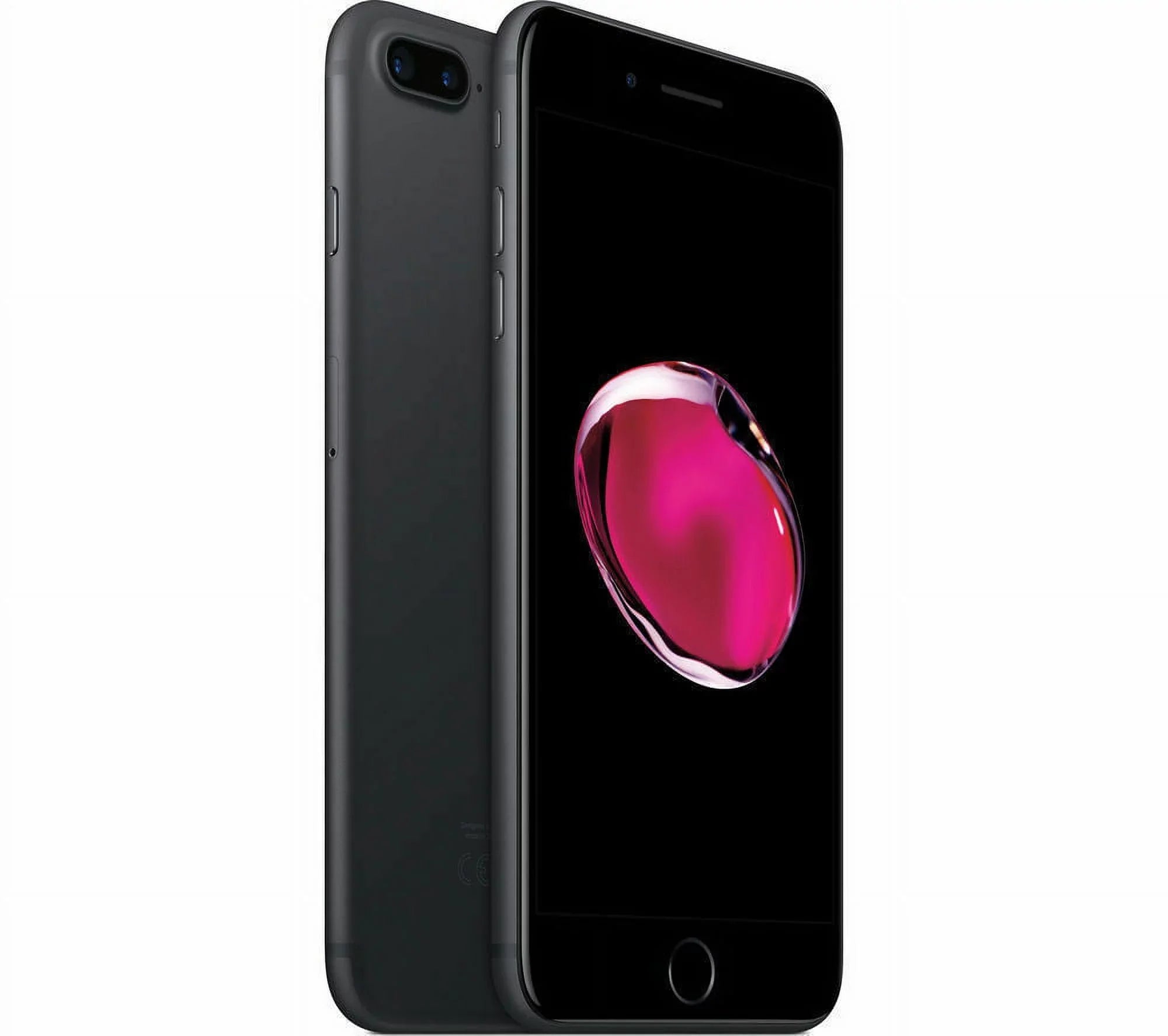 Restored GSM (Refurbished) - 7 Black iPhone Plus 128GB, Unlocked
