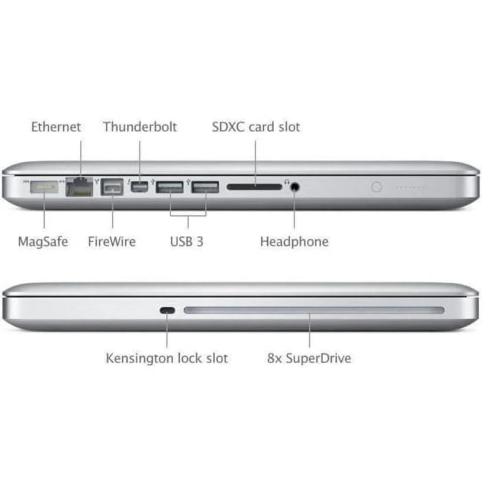 Core Laptop Pro i7 2.8GHz (2011) (Refurbished) 1TB 13" HD 16GB MacBook RAM Restored MD314LL/A